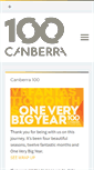 Mobile Screenshot of canberra100.com.au